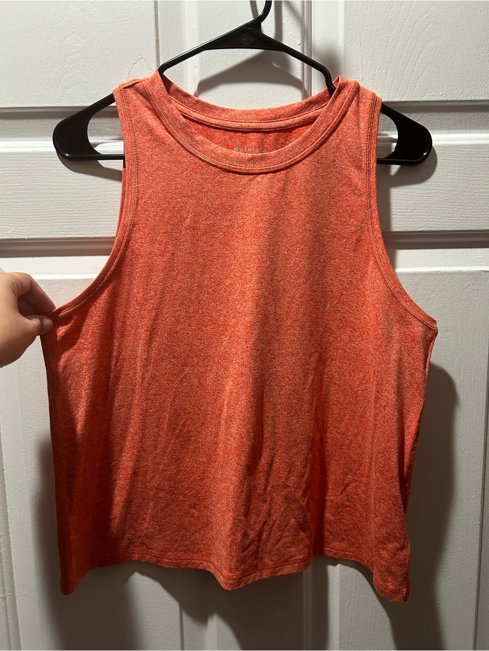 Athleta Women’s Orange Uptempo Muscle Tank Size Medium